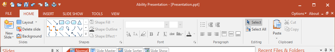 Ability Presentation